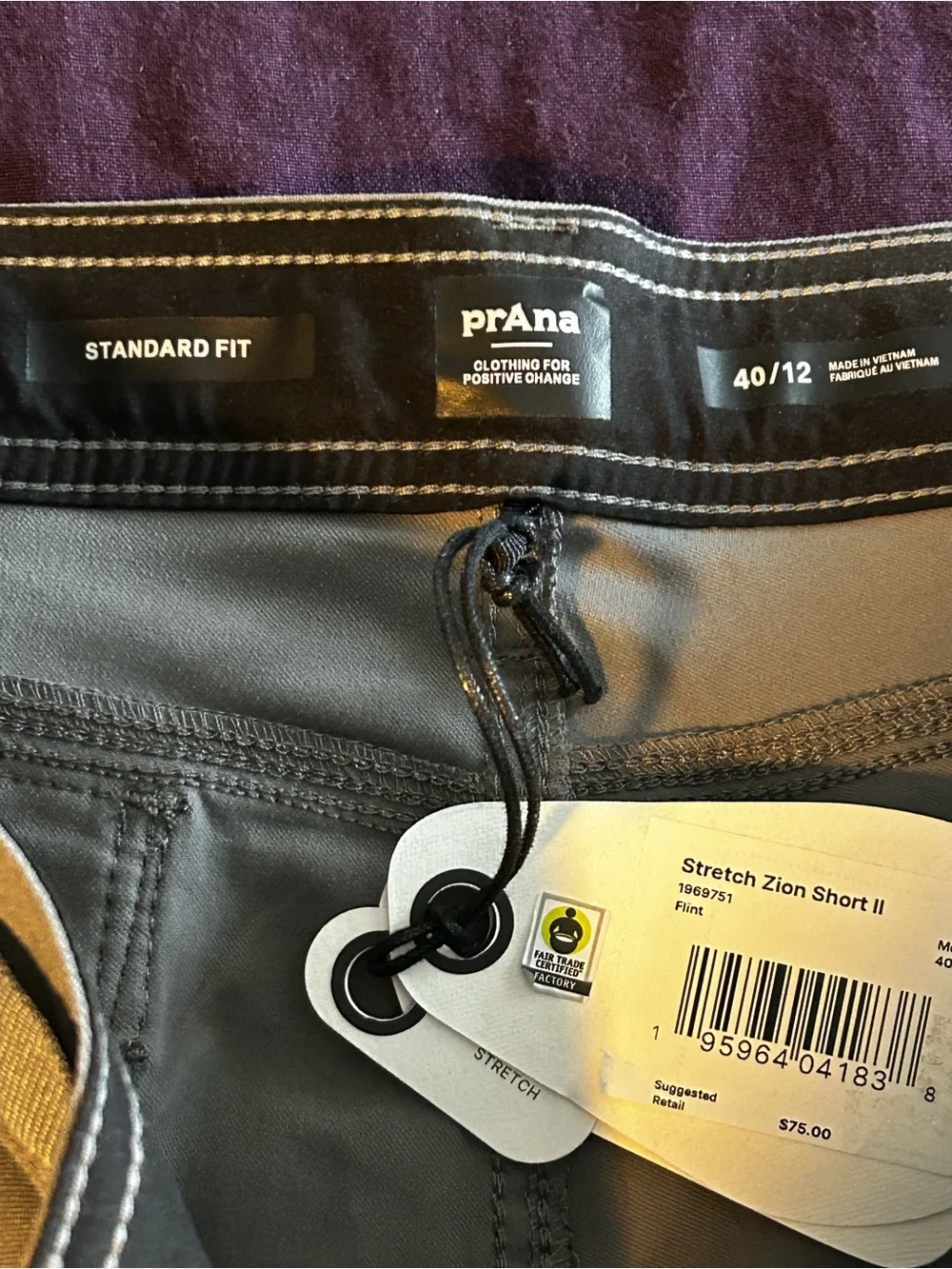 prAna Men’s Stretch Zion II Shorts